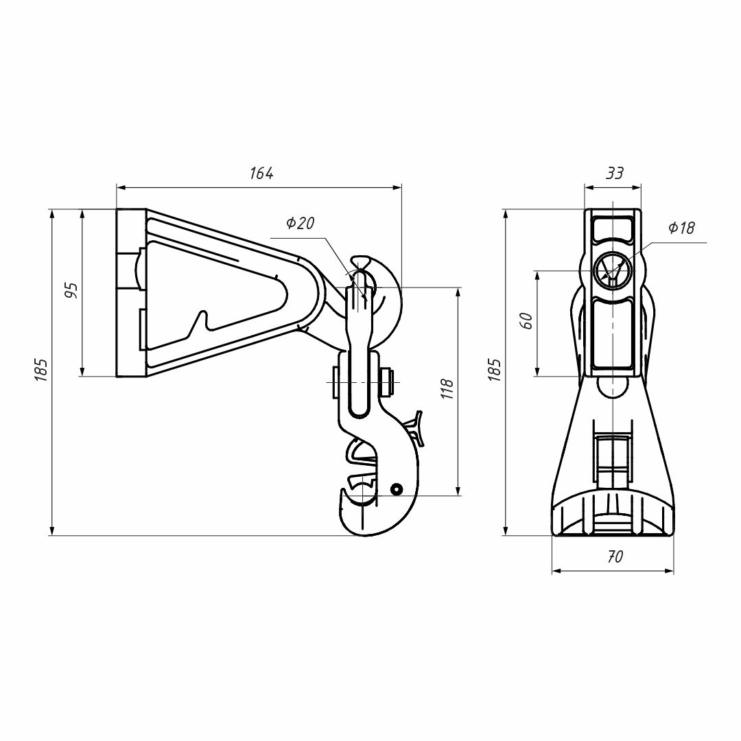 ES 1500 комплект промежуточной подвески (НИЛЕД)