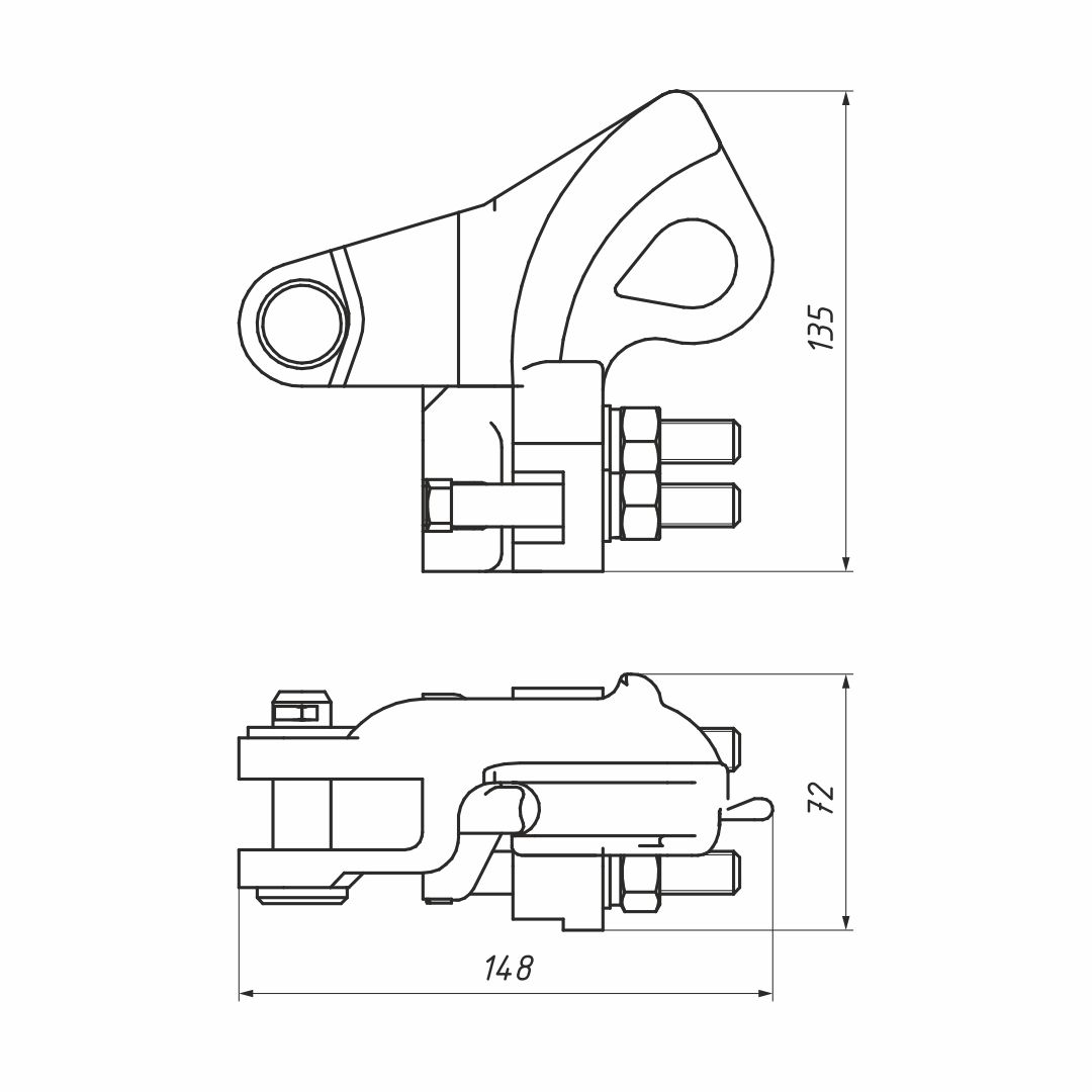 PAZ 3 зажим анкерный (НИЛЕД)