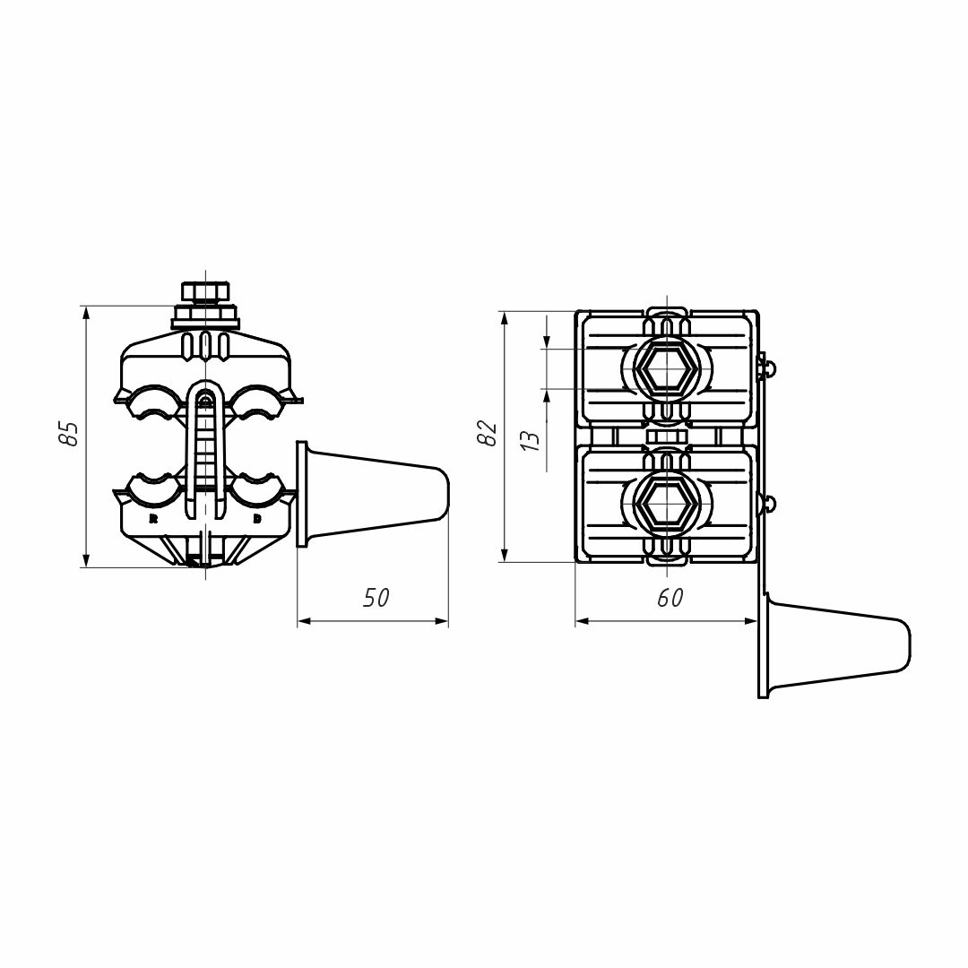 RP 150 зажим ответвительный (НИЛЕД)