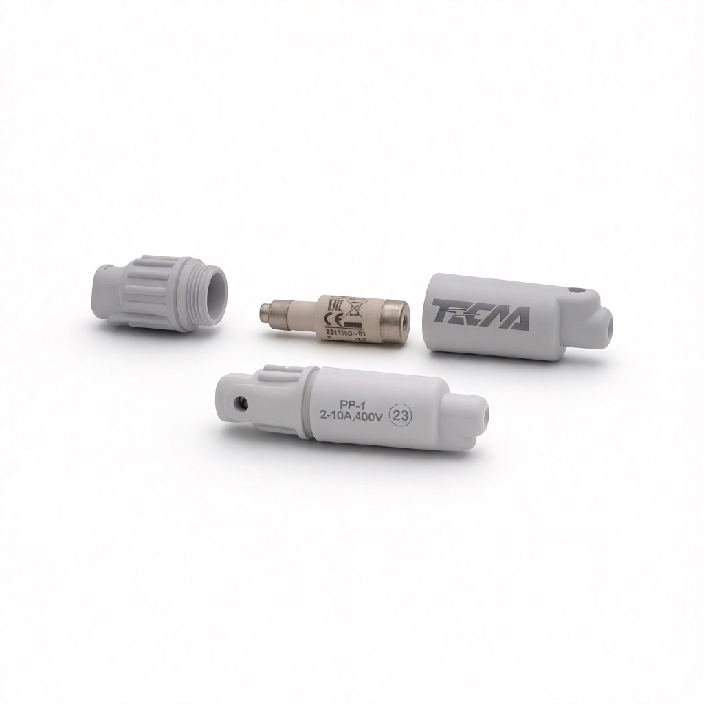 Корпус РР1 в комплекте с предохранителем D01 6A GL/GG 400V (E14)