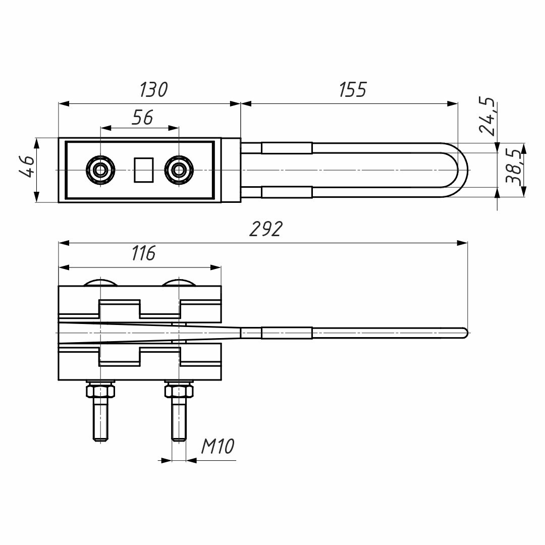 RPA 425/70 анкерный  зажим (НИЛЕД)