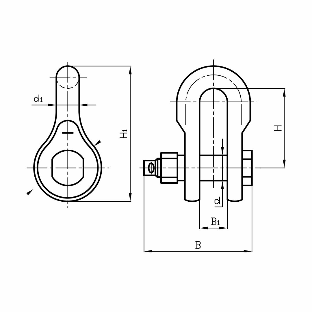 CK 7-1А скоба (НИЛЕД)