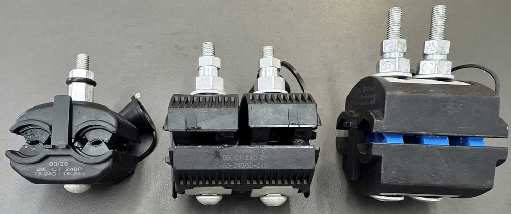 Ответвительные прокалывающие зажимы для СИП крупных сечений (185 и 240)