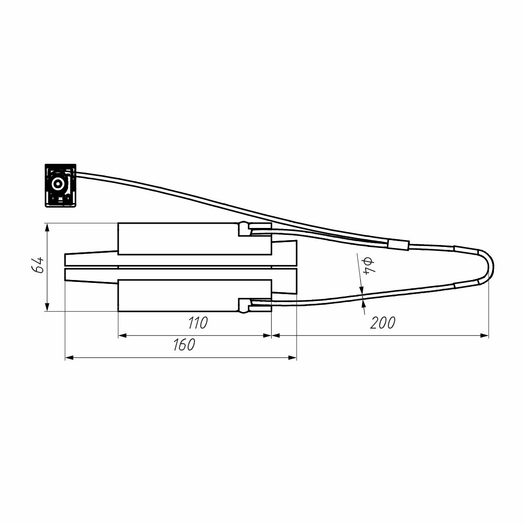 DN-70 Rpi зажим анкерный (50-70кв.мм) (НИЛЕД)