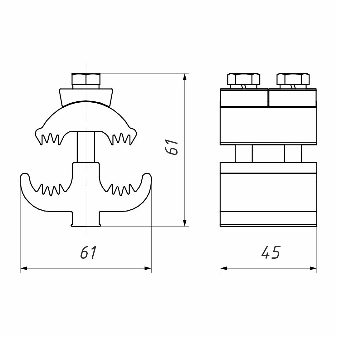 ОЗ-35-150 ответвительный зажим (НИЛЕД)