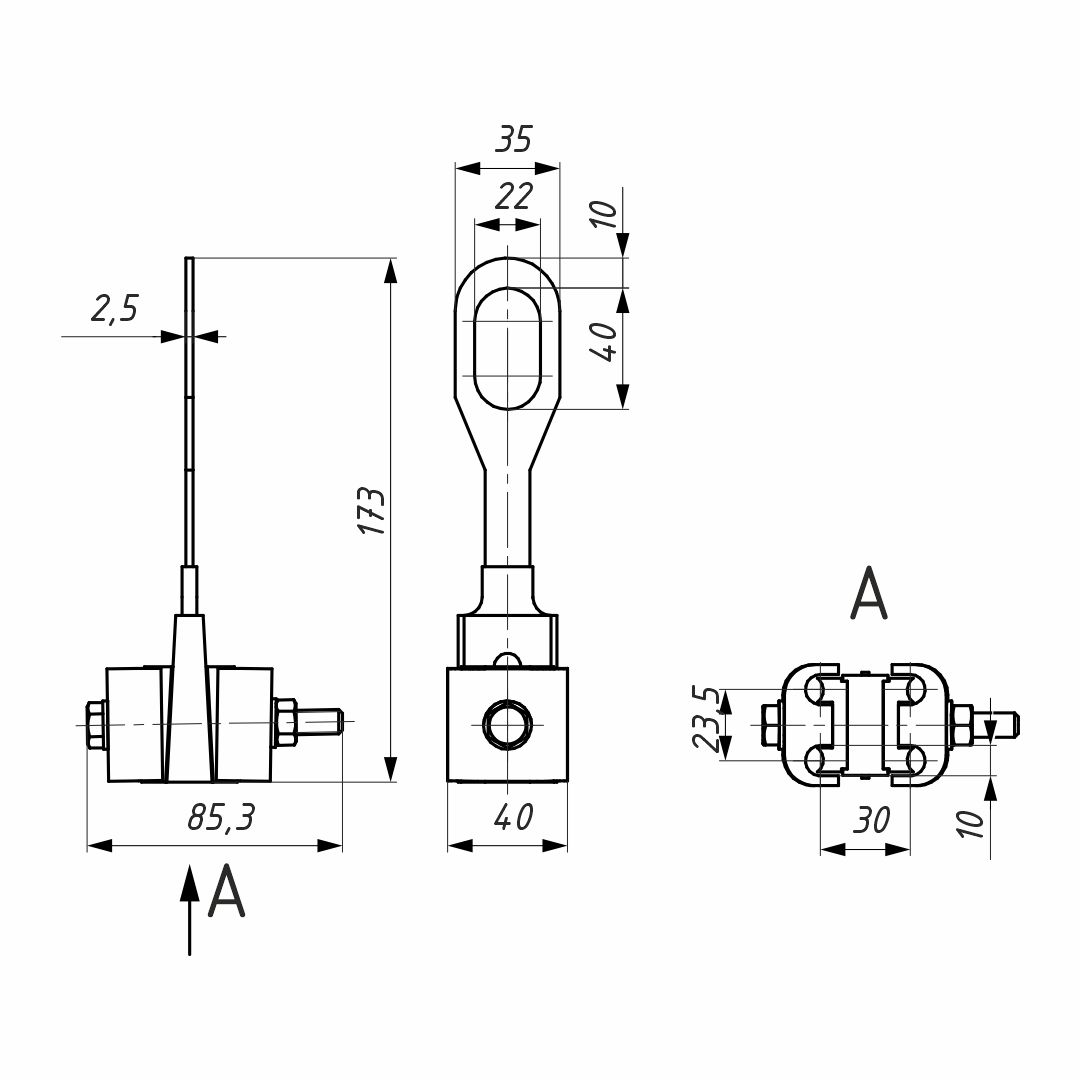 PAG 416/35 зажим анкерный (НИЛЕД)