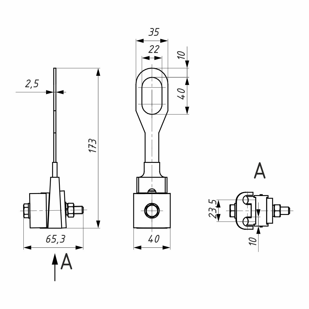 PAG 216/35 зажим анкерный  (НИЛЕД)
